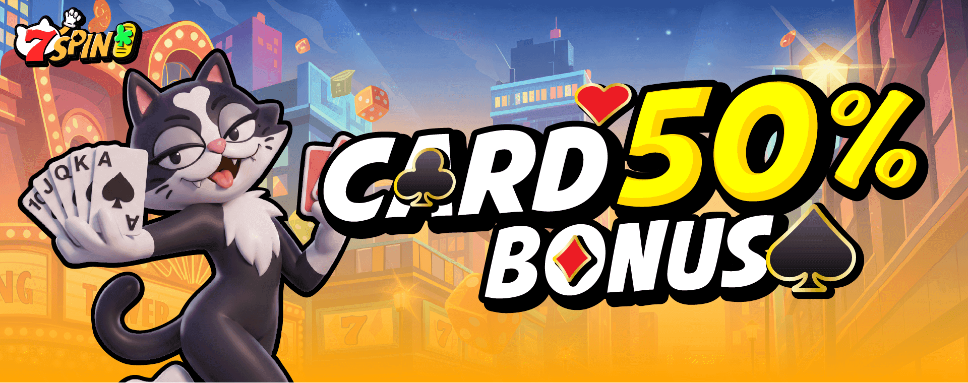 Card 50% Bonus